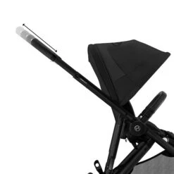 CYBEX Gazelle S Kinderwagen Moon Black + Cloud T I-Size + Zubehör Bundle -Geschäft Für Babyprodukte cyb 22 int y270 gazelles blk moob adjustable handlebar 1
