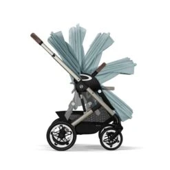 CYBEX Talos S LUX Sportwagen Sky Blue Gestell In Taupe -Geschäft Für Babyprodukte cyb 22 int y270 talosslux tpe skbl folding steps