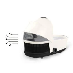 CYBEX MIOS LUX Babywanne Off White New Generation -Geschäft Für Babyprodukte cyb 23 int y225 mios cot ofwh airventilation print medium