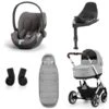 CYBEX Talos S LUX Kinderwagen Bundle Lava Grey Gestell In Silver -Geschäft Für Babyprodukte cybex talos bundle 1002450900