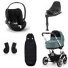 CYBEX Talos S LUX Kinderwagen Bundle Sky Blue Gestell In Taupe -Geschäft Für Babyprodukte cybex talos bundle 1002450902