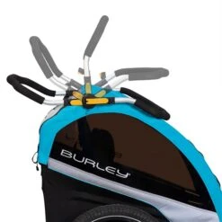 Burley D´Lite X Fahrradanhänger Aqua 2-Sitzer Mit Buggy-Funktion -Geschäft Für Babyprodukte dlite x handlebar webex