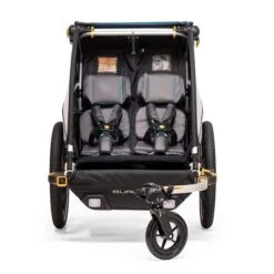 Burley D´Lite X Fahrradanhänger Aqua 2-Sitzer Mit Buggy-Funktion -Geschäft Für Babyprodukte dlite x interior webex