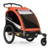 Burley Cub X Fahrradanhänger Atomic Red 2-Sitzer Mit Buggy-Funktion -Geschäft Für Babyprodukte fahrrad kinder anhaenger burley cub x atomic red 1 1