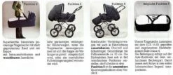 HESBA Concepto Kinderwagen Außen 286 Innen 200 Räder Schwarz 30 Cm -Geschäft Für Babyprodukte funktionen 800 2