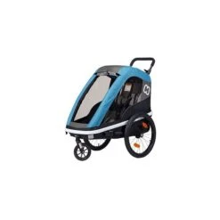 Hamax Avenida One Fahrradanhänger Petrol Blau Mit Federung - Inkl. Deichsel & Buggyrad -Geschäft Für Babyprodukte ham400014 avenida one petrolblue stroller wheel open gr 1