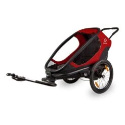 Hamax Outback One Fahrradanhänger Rot / Schwarz Inkl. Deichsel & Buggyrad 10 Hamax Outback One Fahrradanhänger Rot / Schwarz Inkl. Deichsel & Buggyrad -Geschäft Für Babyprodukte ham400065 hamax outback one red black