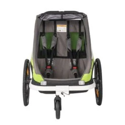 Hamax Traveller Fahrradanhänger Grün/Grau Inkl. Deichsel & Buggyrad 8 Hamax Traveller Fahrradanhänger Grün/Grau Inkl. Deichsel & Buggyrad -Geschäft Für Babyprodukte ham40050 interior 1