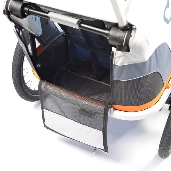 Hamax Outback One Fahrradanhänger Rot / Schwarz Inkl. Deichsel & Buggyrad 4 Hamax Outback One Fahrradanhänger Rot / Schwarz Inkl. Deichsel & Buggyrad – Bild 2