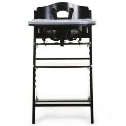Childhome Lambda 3 Hochstuhl Schwarz Mit Schutzbügel, Gurtsystem Und Tisch -Geschäft Für Babyprodukte hcl3cbl 17360 1
