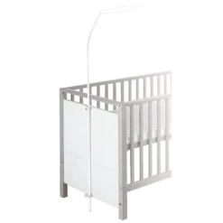 Schardt Conny Kinderbett Kiefer Weiß 70x140 Cm -Geschäft Für Babyprodukte himmelstange weiss purebett