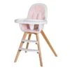 Schardt Holly Hochstuhl Fuß Buche Massiv Inkl. Sitzkissen Rosa
