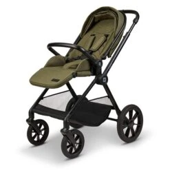 Moon Clicc Kombi-Kinderwagen Moss Green Melange Zubehör Bundle -Geschäft Für Babyprodukte k24 clicc 63980800 sportsitzoffen mossgreenmelange 802 8 frontleft 1