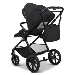 Moon Clicc Kombi-Kinderwagen Black Melange -Geschäft Für Babyprodukte k24 clicc 63980800 sportsitztasche blackmelange 800 6 backleft