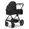 Moon Clicc Kombi-Kinderwagen Black Melange -Geschäft Für Babyprodukte k24 clicc 63980800 wanne blackmelange 800 8 frontleft