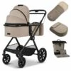 Moon Clicc Kombi-Kinderwagen Mud Melange Zubehör Bundle -Geschäft Für Babyprodukte k24 clicc 63980800 wanne mudmelange 801 8 frontleft zubehoer bundle
