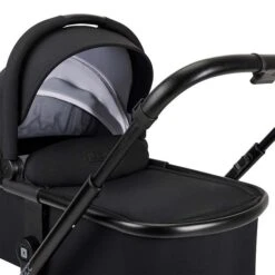Moon Clicc Kombi-Kinderwagen Black Melange -Geschäft Für Babyprodukte k24 clicc 63980800 wannendetail blackmelange 800