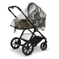 Moon Clicc Kombi-Kinderwagen Moss Green Melange Zubehör Bundle -Geschäft Für Babyprodukte k24 clicc 63980800 wanneregenverdeck mossgreenmelange 802 4 backright 1