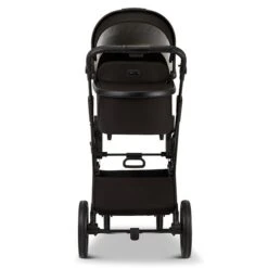 Moon Piú Kombi-Kinderwagen Black/black Matt Zubehör Bundle -Geschäft Für Babyprodukte k24 piu 64960630 wanne black 633 5 back 1