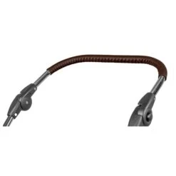 HESBA Condor Coupe Kinderwagen Außen 281 Innen 185 Teilleder - Räder Weiß 25 Cm, Griff Dunkelbrau -Geschäft Für Babyprodukte ledergriff dunkelbraun 9588 gr 2