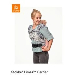 Stokke® Limas™ Plus Babytrage Floral Gold -Geschäft Für Babyprodukte limasplus floralslate back 220425 0583 rt 1 1 1