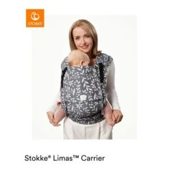 Stokke® Limas™ Plus Babytrage Floral Slate -Geschäft Für Babyprodukte limasplus floralslate front 220425 0877 rt 1 1