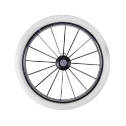 HESBA Condor Coupe Kinderwagen Außen 281 Innen 185 Teilleder - Räder Weiß 25 Cm, Griff Dunkelbrau -Geschäft Für Babyprodukte metallspeichenrad eva 250 gr 3