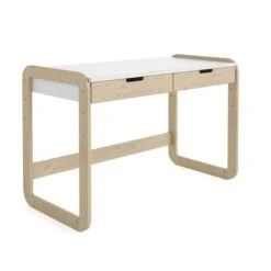 Nature Kid Laslo Schreibtisch Weiß/natur Höhenverstellbar -Geschäft Für Babyprodukte naturekid laslo