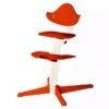 Nomi Hochstuhl Weiß Lackiert/Burnt Orange -Geschäft Für Babyprodukte nomihighchair burntorange white