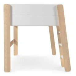 Nature Kid Noel Hochbett Weiß/natur Mittelhoch 90 X 200 Cm -Geschäft Für Babyprodukte novara mittelbett whiteroom1 1 02 2k