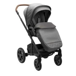 Nuna MIXX Next Kinderwagen Granite Inkl. Fußsack, Regenverdeck, Adapter -Geschäft Für Babyprodukte nuna mixxnext granite angle fm gl