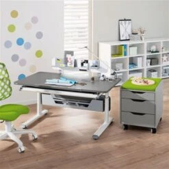 Paidi Rollcontainer 3S Schiefergrau Für Diego Und Jaro - 3 Schubkästen -Geschäft Für Babyprodukte paidi diego 120cm schiefergrau limette 1 1