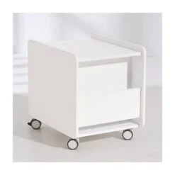 Paidi Rollcontainer 3S Kreideweiß Für Diego Und Jaro - 3 Schubkästen -Geschäft Für Babyprodukte paidi jaro container rueckansicht 1 gr 1