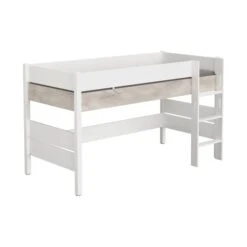 Paidi Kira Spielbett 120 Cm Eiche Nautik Gerade Leiter 90x200 Cm