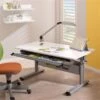 Paidi Marco 2 120 Schreibtisch Kreideweiß 120 X 70 Cm - Gestellfarbe Silber -Geschäft Für Babyprodukte paidi marco 2 120 kreideweiss 1