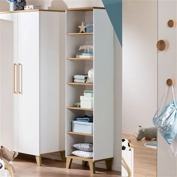 Paidi Oscar Standregal 6 Offene Fächer Kreideweiß/Eiche-Nebraska - Gratis Lieferung 3 Paidi Oscar Standregal 6 Offene Fächer Kreideweiß/Eiche-Nebraska - Gratis Lieferung