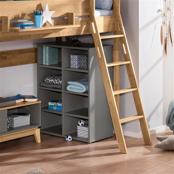 Paidi Sten Unterstellregal Schiefergrau 8 Fächer - Zum Aktionspreis 3 Paidi Sten Unterstellregal Schiefergrau 8 Fächer - Zum Aktionspreis