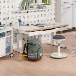 Paidi Teenio 120 Schreibtisch Kreideweiß/Eiche 120 X 75 Cm -Geschäft Für Babyprodukte paidi teenio eiche massiv 147 782 6