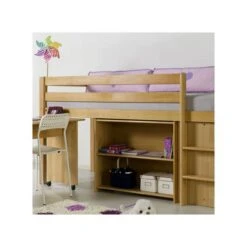 Relita ALEX Halbhochbett Buche Massiv Natur Viel Zubehör Wählbar - Frachtfrei -Geschäft Für Babyprodukte regal kim natur gr 1