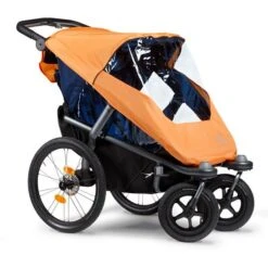 Tfk Velo 2 Fahrradanhänger Marine-schwarz | Mit Deichsel Und Kupplung -Geschäft Für Babyprodukte rs1407 t v2 s 334 wetterschutz scr