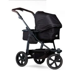 Tfk Mono 2 Kombi Kinderwagen Schwarz Luftkammer Radset Bundle Mit Cupholder -Geschäft Für Babyprodukte rs1830 t m2 ke 310 6 lpr 2 1