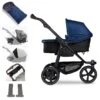 Tfk Mono 2 Kombi Kinderwagen Marine Mit Luftkammer Radset Bundle Mit Cupholder -Geschäft Für Babyprodukte rs1840 t m2 ke 334 1 lpr bundle cup