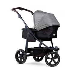 Tfk Mono 2 Kombi Kinderwagen Premium Grau Luftkammer Radset Bundle Mit Cupholder -Geschäft Für Babyprodukte rs1905 t m2 ke 415 6 lpr 1 1