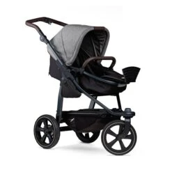 Tfk Mono 2 Kombi Kinderwagen Premium Grau Luftkammer Radset Bundle Mit Cupholder -Geschäft Für Babyprodukte rs1908 t m2 ke 415 9 lpr 1 1