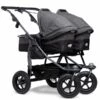 Tfk Duo Kombi Kinderwagen Premium Anthrazit Zwillingswagen Mit Luftrad-Set -Geschäft Für Babyprodukte rs3996 d1 k 411 air w l 0101 scr 1