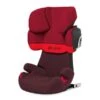 CYBEX Solution X2-Fix Kindersitz Rumba Red Gruppe 2/3 -Geschäft Für Babyprodukte solution x2 fix rumba red screen hd 1