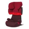 CYBEX Solution X-Fix Kindersitz Rumba Red Gruppe 2/3 -Geschäft Für Babyprodukte solution x fix rumba red 1