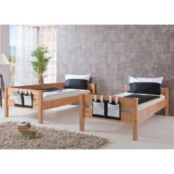 Relita STEFAN Etagenbett Buche Massiv Natur Zu 2 Einzelbetten Umbaubar - Frachtfrei -Geschäft Für Babyprodukte stefan natur einzel gr 1