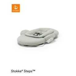 Stokke® Steps™ Bouncer Soft Sage Gestell Weiß -Geschäft Für Babyprodukte steps bnc white softsage 221011 810445 folded rt