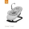 Stokke® Steps™ Bouncer Grey Clouds Gestell Schwarz Passend Zum Hochstuhl Zum Toppreis -Geschäft Für Babyprodukte steps bouncer sw gr 1